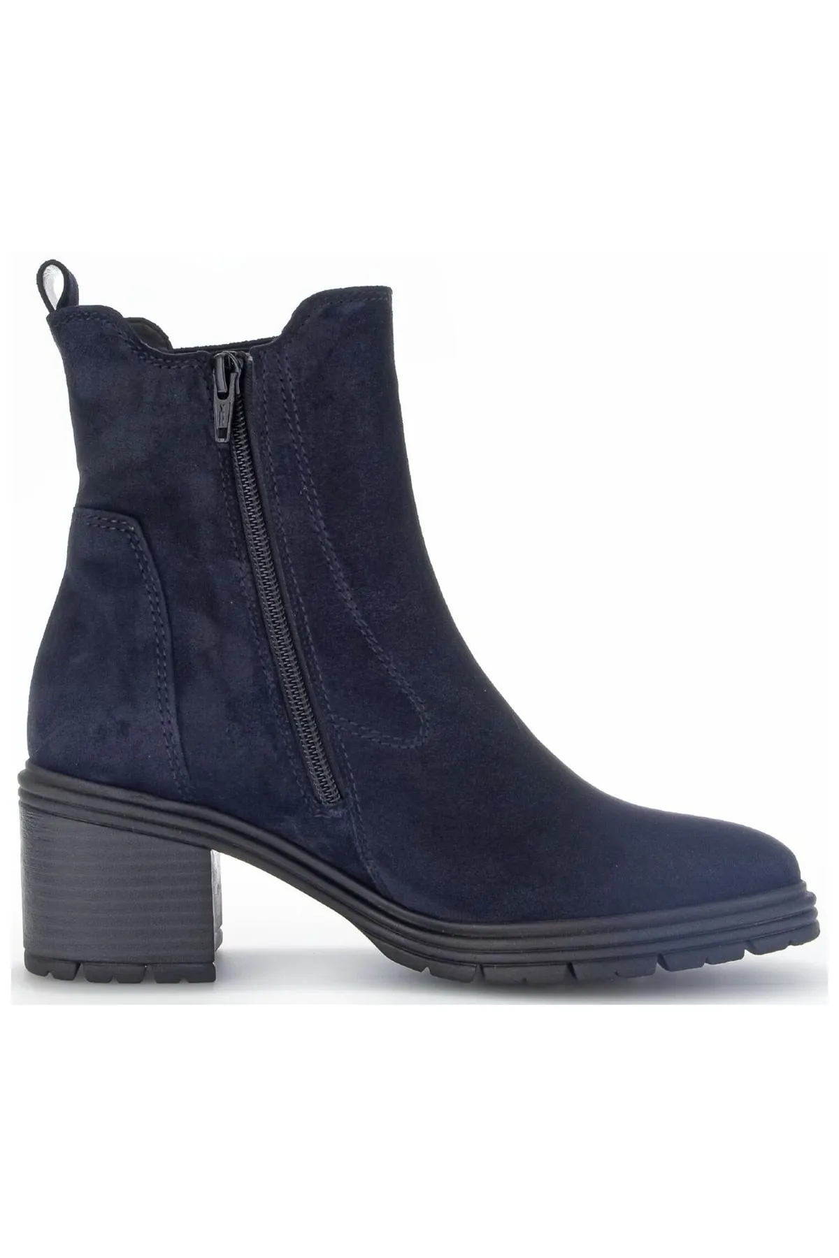 GABOR  Stiefelette - Blau - Blockabsatz