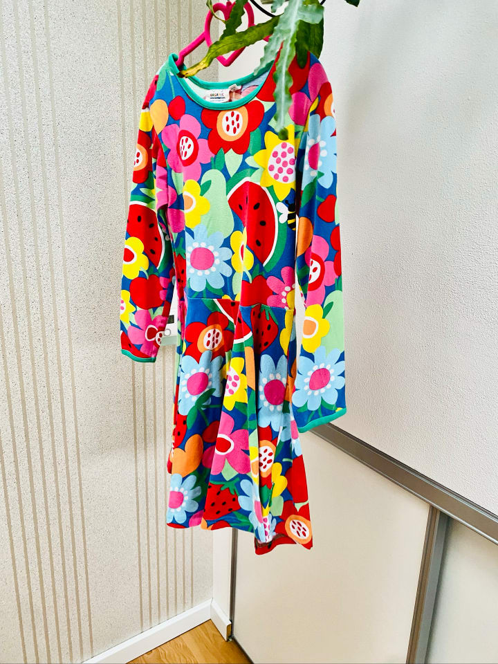 Toby Tiger Kleid in Bunt günstig kaufen 128