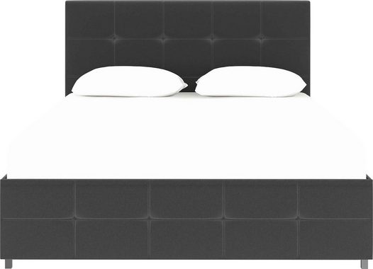 Timbers Stauraumbett Hardwick (1-tlg), mit Knopfheftung, 4 Schubkästen, Liegefläche 140x200 oder 180x200 cm