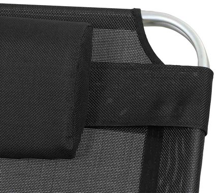 Siena Garden Gartenliege Sole, Aluminiumgestell, mehrfach verstellbar, 214x70x45 cm