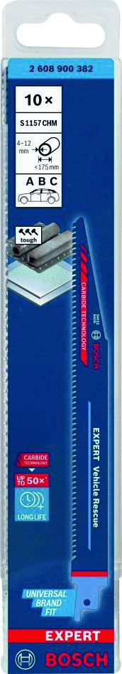 Bosch Blue Accessories 2608900382 Expert „Járműmentő” S 1157 CHM szablyafűrészlap, 10 részes