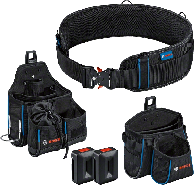 Bosch Blue Accessories 1600A0265R Værktøjssæt - Bælte 108, GWT 2, GWT 4, 2 x ProClick Holder Professional