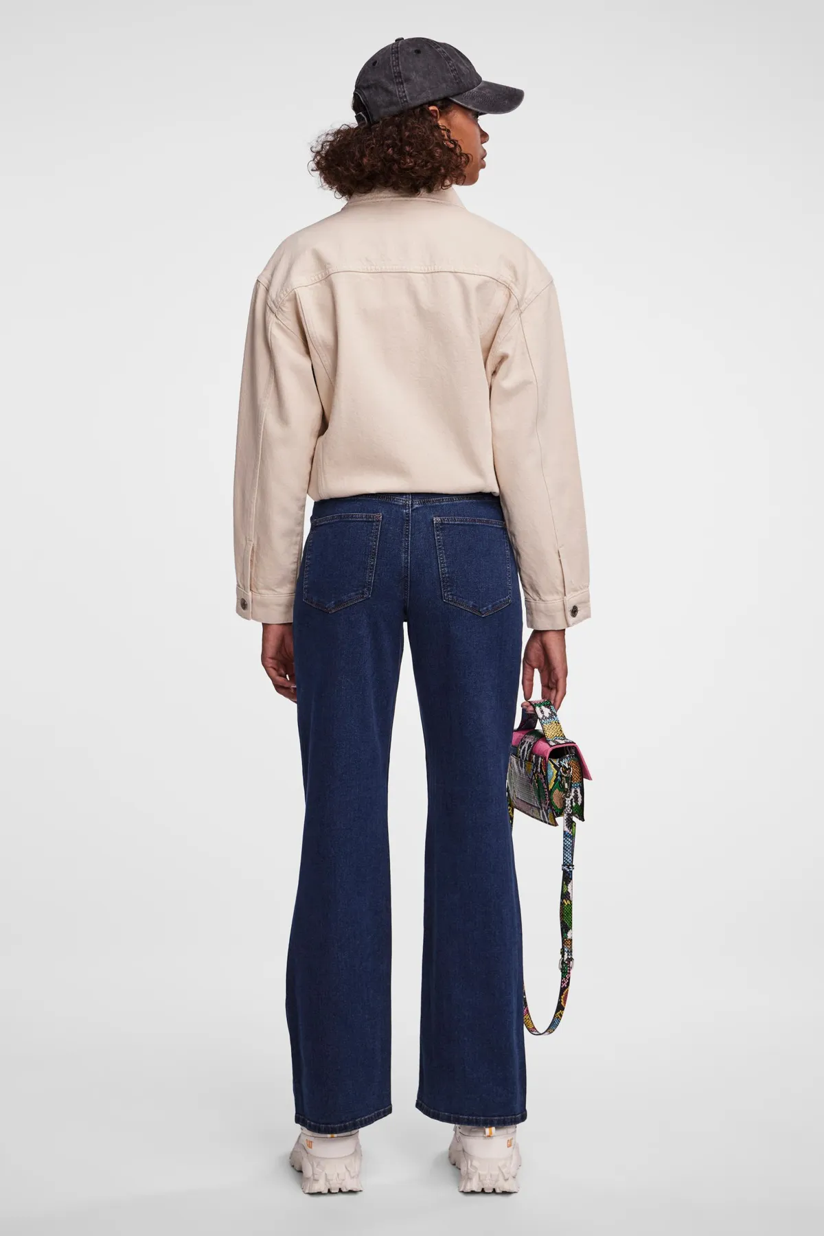 PIECES  Jeans - Dunkelblau - Bootcut