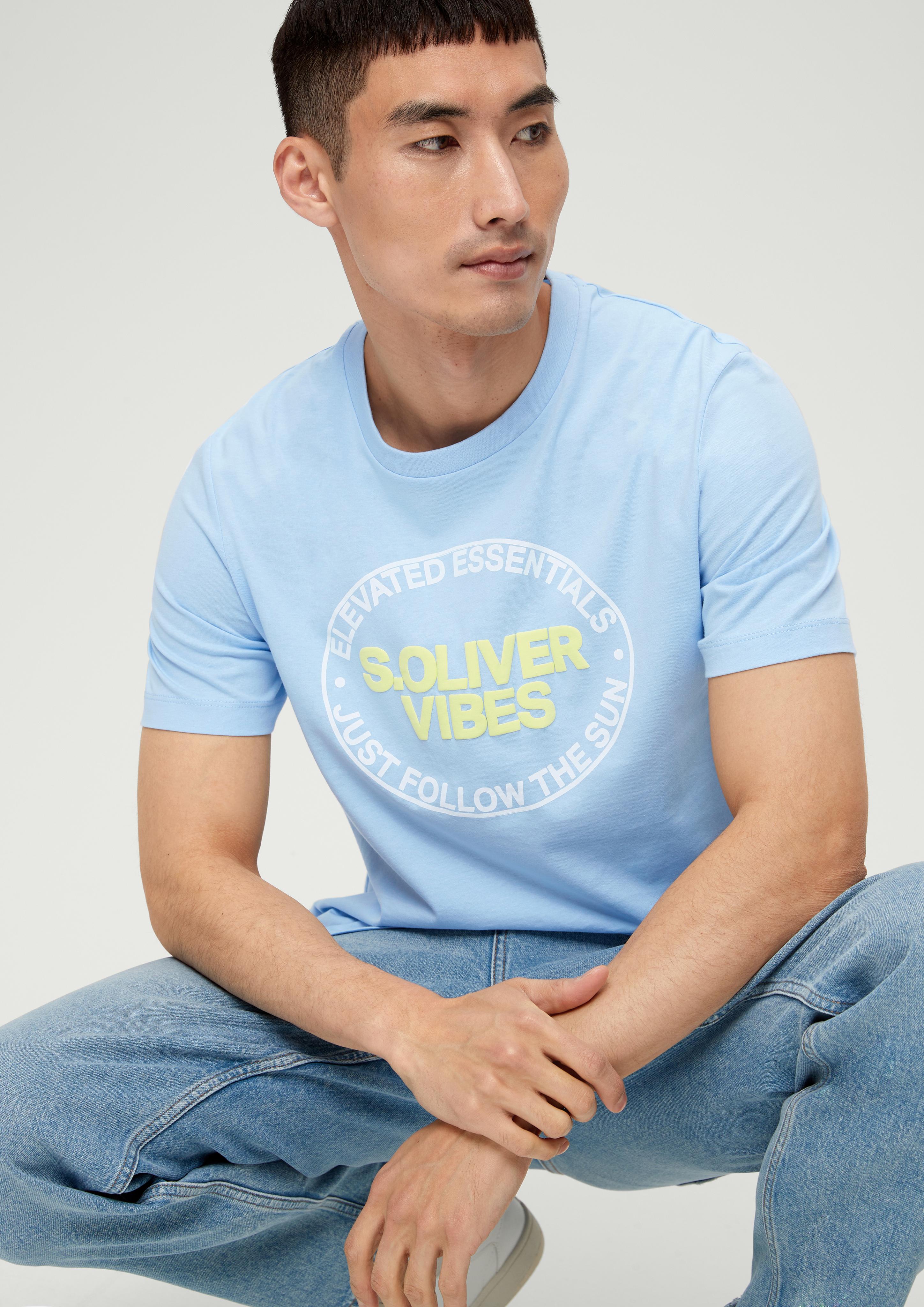 Baumwollshirt mit Frontprint  2131370-50D1