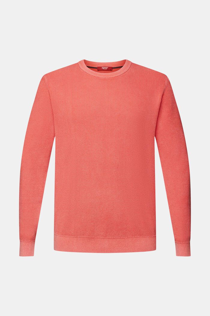 Pullover mit Rundhalsausschnitt, 100 % Baumwolle