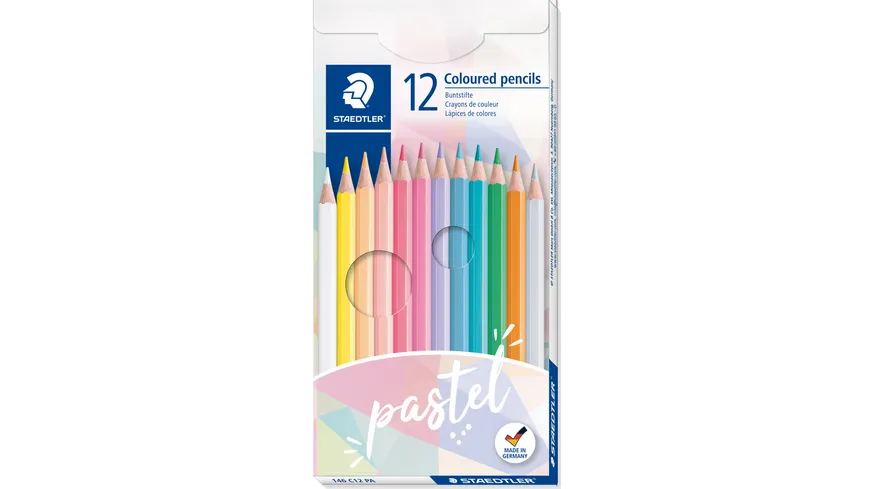 STAEDTLER Buntstifte Pastell 12er Etui