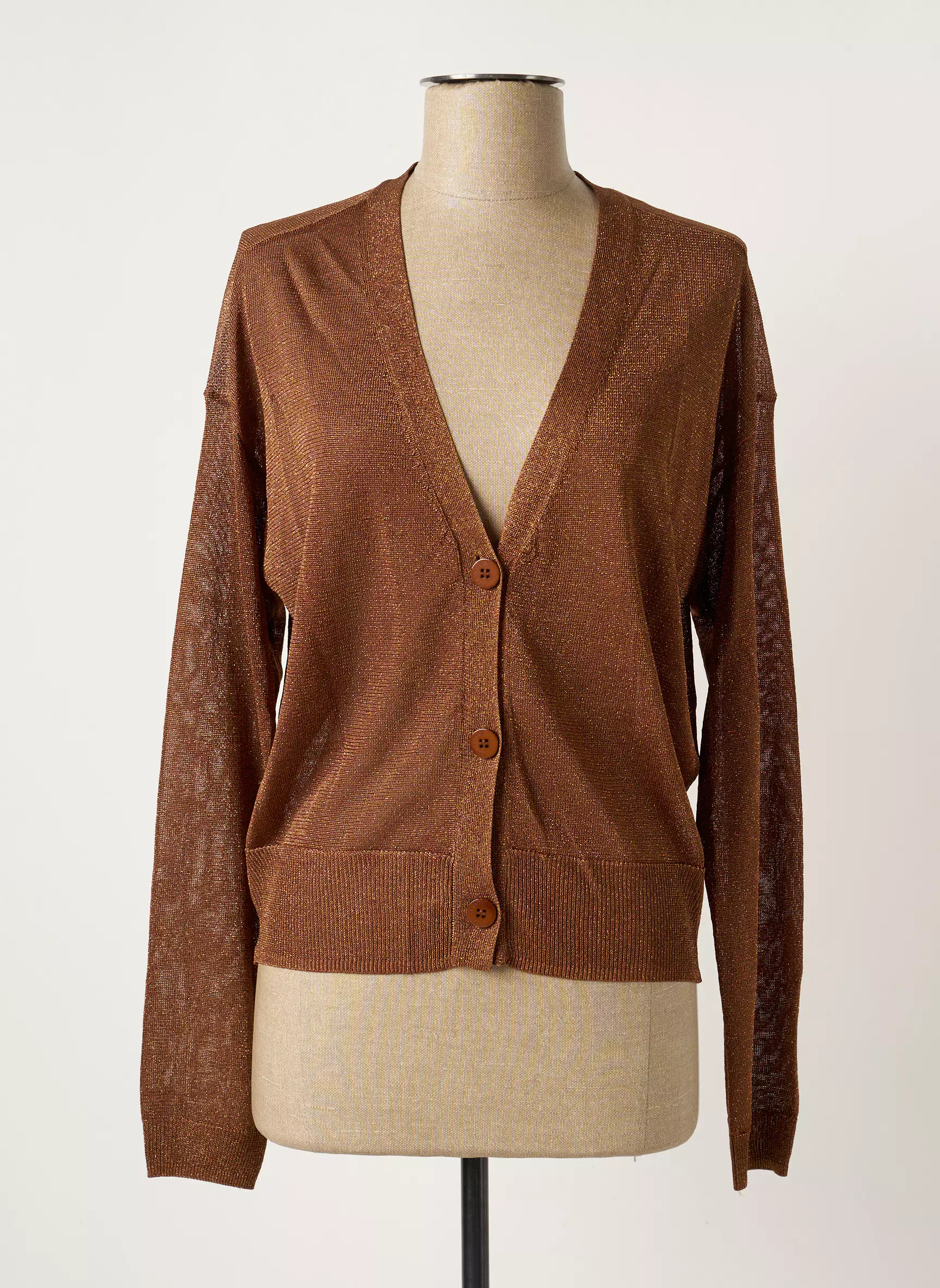 Lola Casademunt Cardigans Femme couleur marron