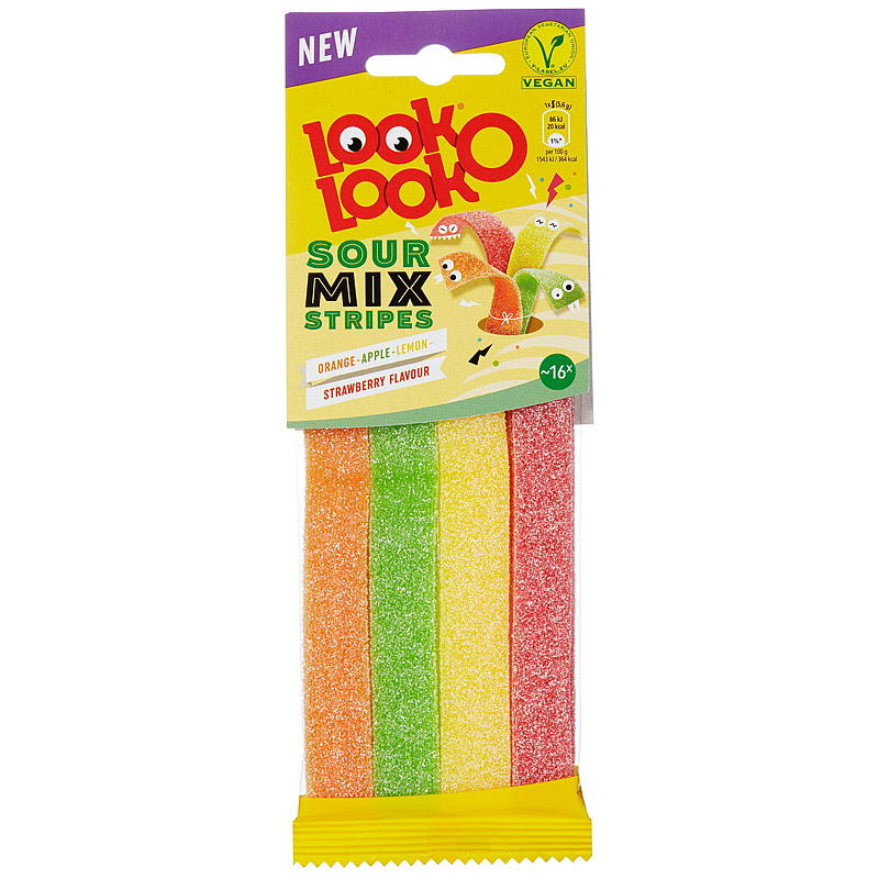 Look o Look Sour stripes mix 90 g Look O Look