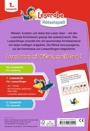Leserabe: Krimirätsel zum Lesenlernen, 1.Lesestufe