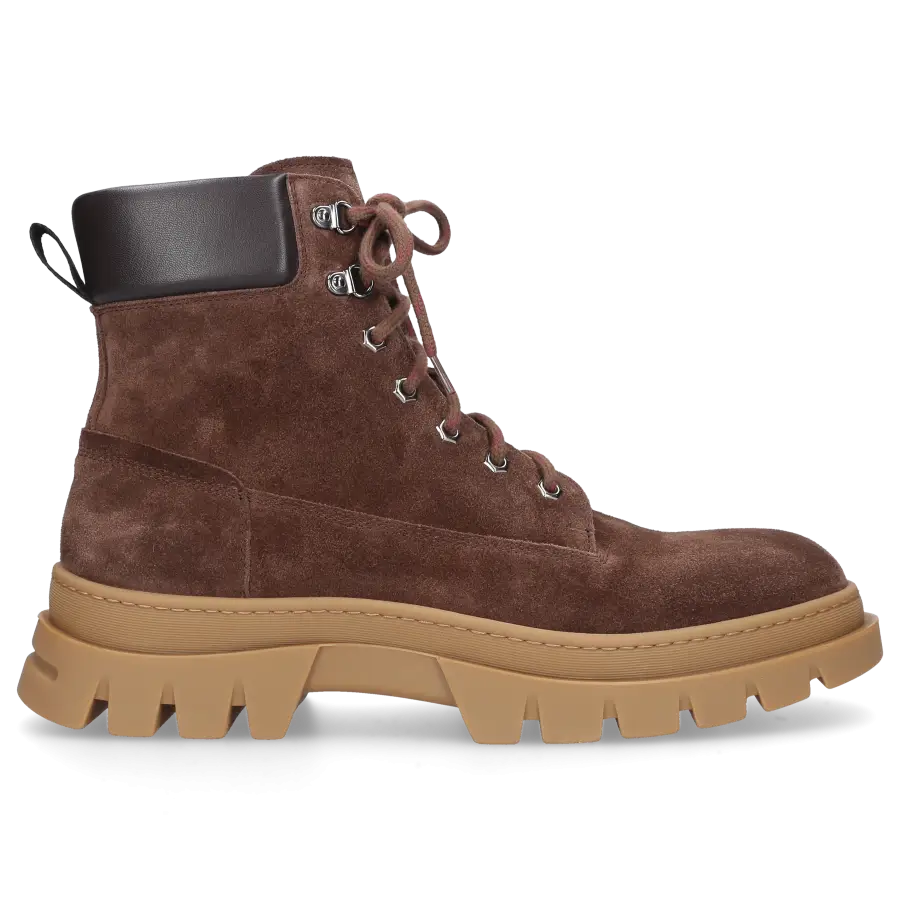 Henderson - Schnürboots 83505 Kalbsveloursleder - braun