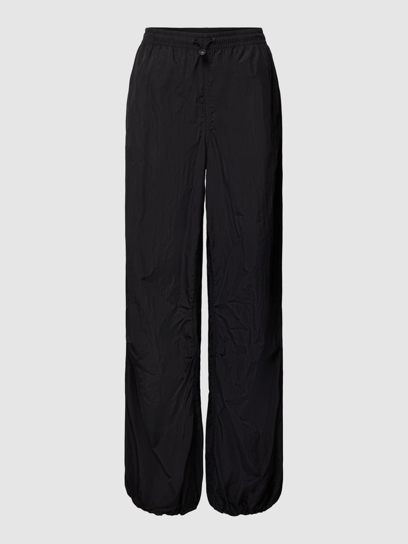 Stoffhose mit elastischem Bund Modell 'JOAN' in schwarz