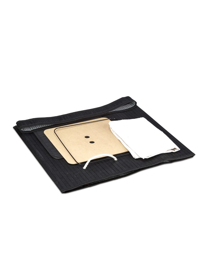 relaxdays Wäschekorb in Schwarz - (B)36 x (H)63 x (T)36 cm günstig kaufen onesize