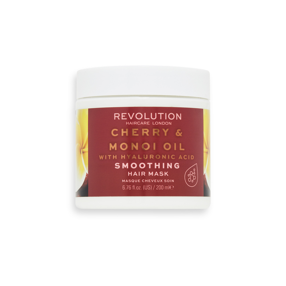 revolution hair Revolution Haircare Smoothing Cherry + Manoi Oil with Hyaluronic Acid Hair Mask Masque