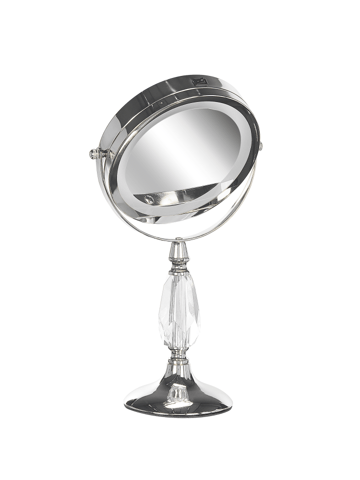 Beliani Kosmetikspiegel MAURY in Silber - (W) 18 x (H) 37 x (L) 12 cm günstig kaufen onesize