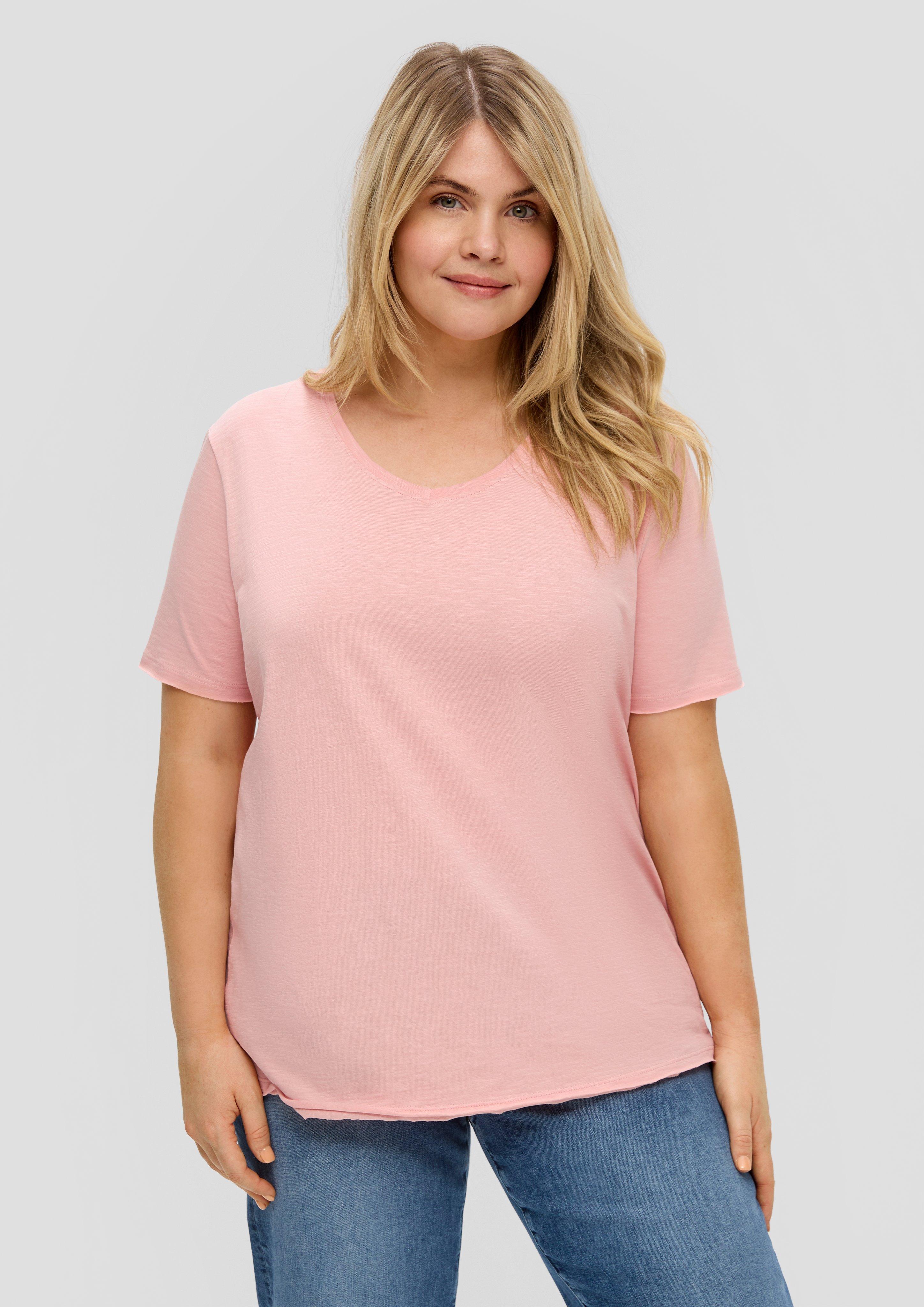 T-Shirt mit V-Ausschnitt  2151514-4258