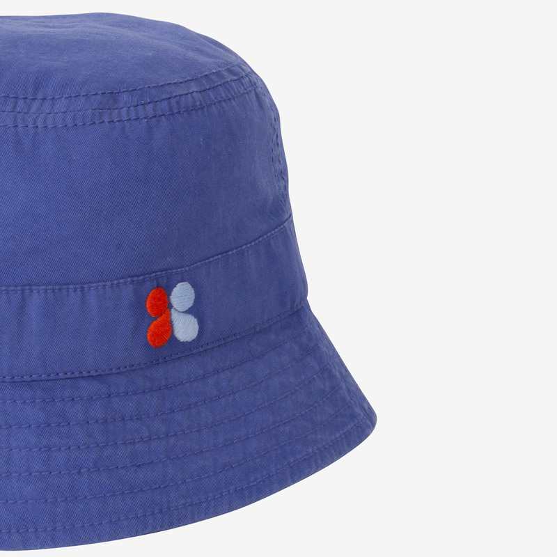 Bob mixte brodé bleu Catimini