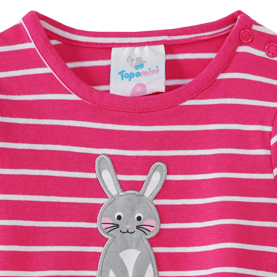 Baby Kleid mit Hasen-Applikation