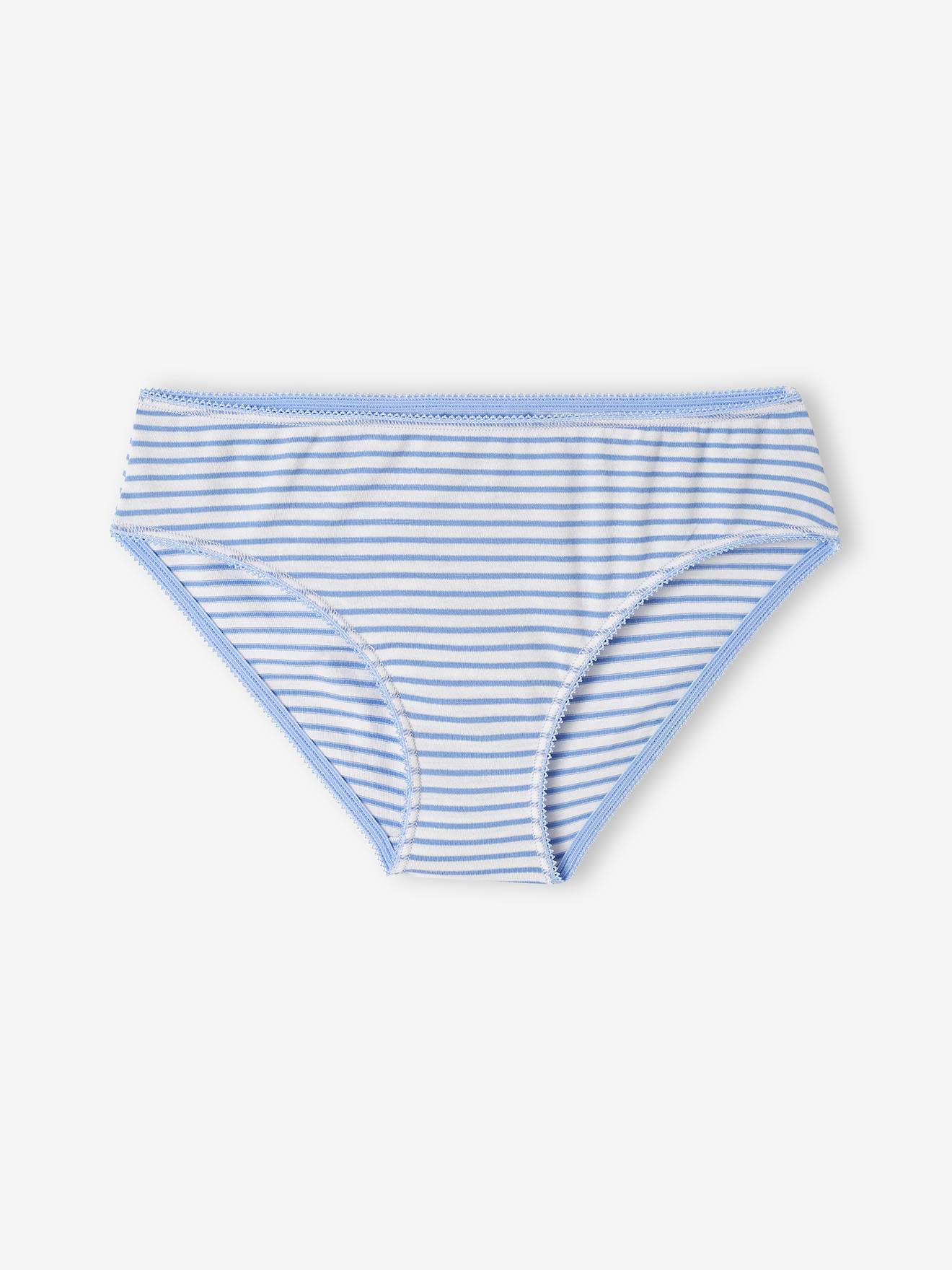 Vertbaudet 7er-Pack Mädchen Slips BASIC Oeko-Tex - wollweiß
