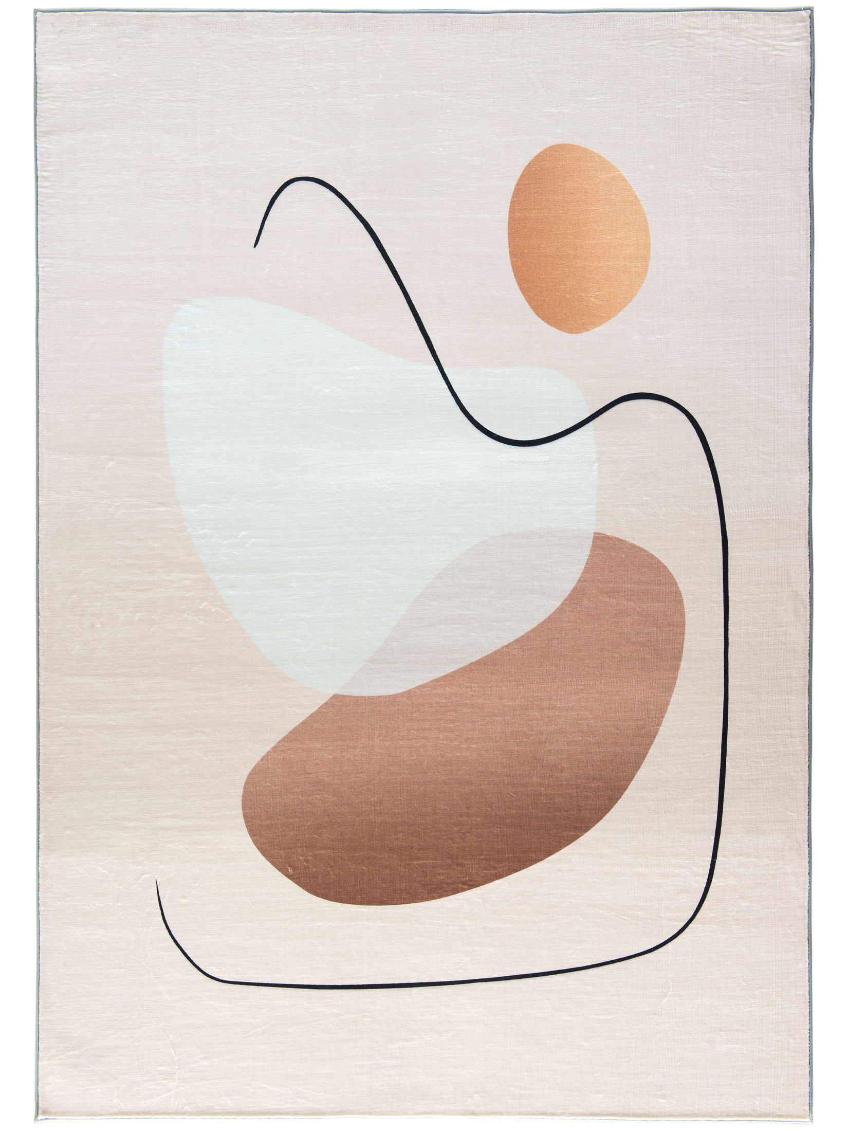 Savenay Moderner Teppich, Toffee