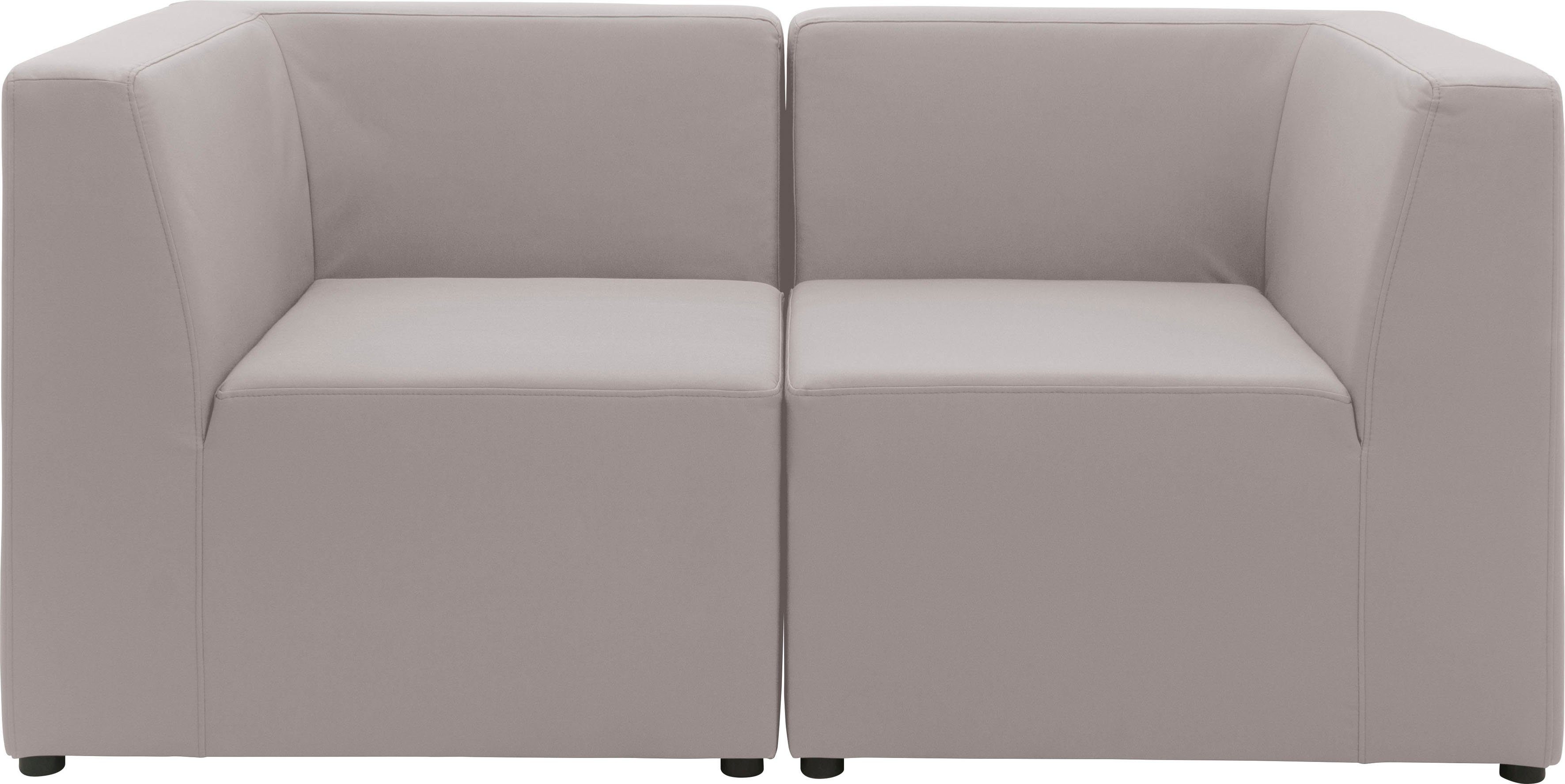 DOMO collection 2-Sitzer Aurinko, Speziell für Outdoor, witterungsbeständig, incl. Schutzhülle