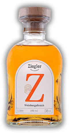 Ziegler Weinbergpfirsich Likör 0,5 Liter Ziegler Weinbergpfirsich Likör 0,5 Liter  0,5	 Liter - Vol 18%