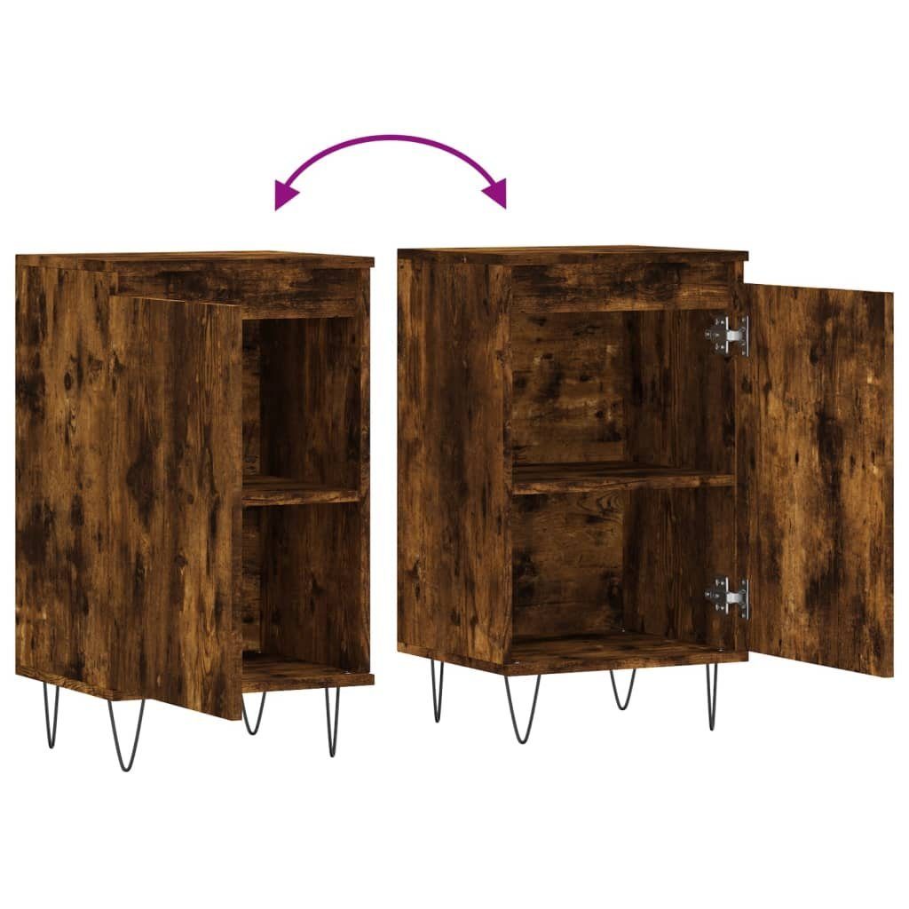 vidaXL Sideboard Sideboard Räuchereiche 40x35x70 cm Holzwerkstoff (1 St)