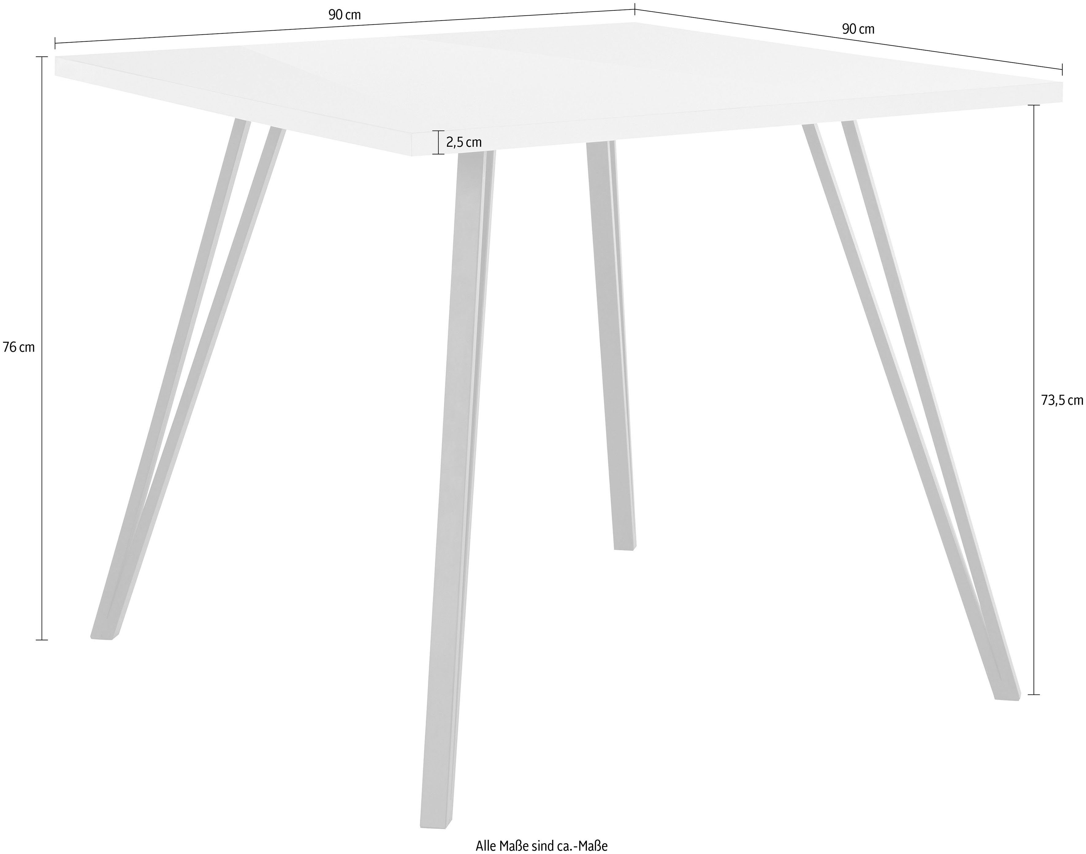 HELA Esstisch, Breite 90 cm