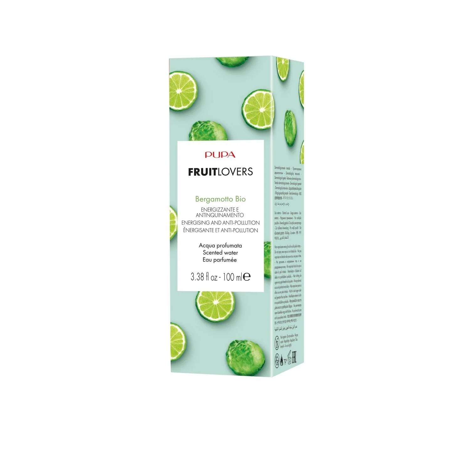 Agua perfumada para tratamientos corporales Fruit Lovers - Bergamota orgánica - Agua aromática