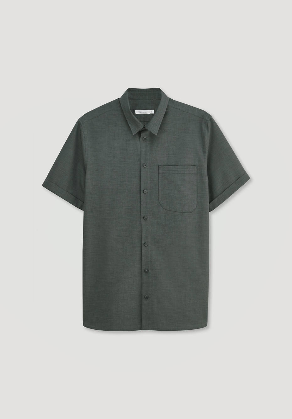 Kurzarm-Hemd Regular Fit aus Bio-Baumwolle mit Hanf und Yak