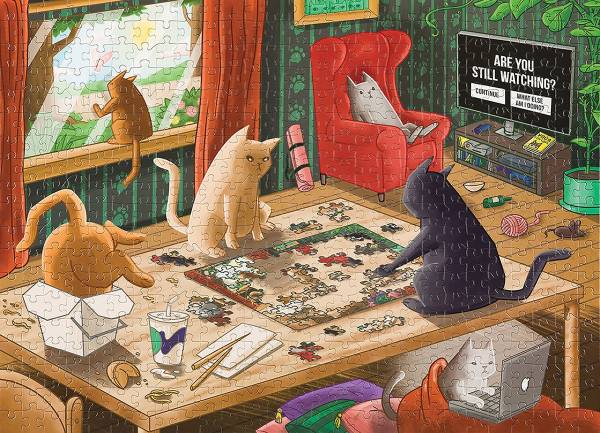 Exploding Kittens Puzzle: Cats in Quarantine (Erw.)