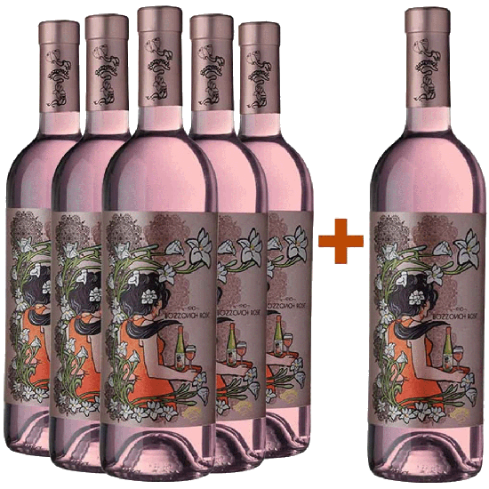 5+1 Paket Bozzovich Rosé Benevento IGP - Ocone