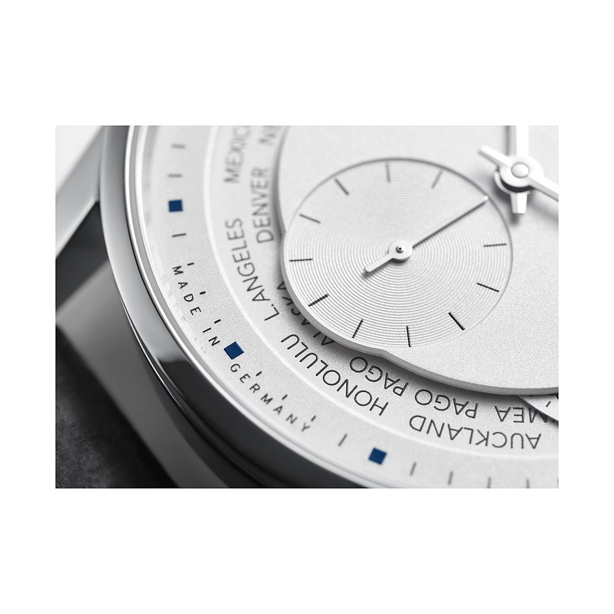 Nomos Glashütte Herrenuhr Zürich Weltzeit
