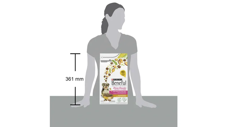 PURINA BENEFUL Kleine Geniesser mit Rind und Gartengemüse 2,8 kg 2.8 kg