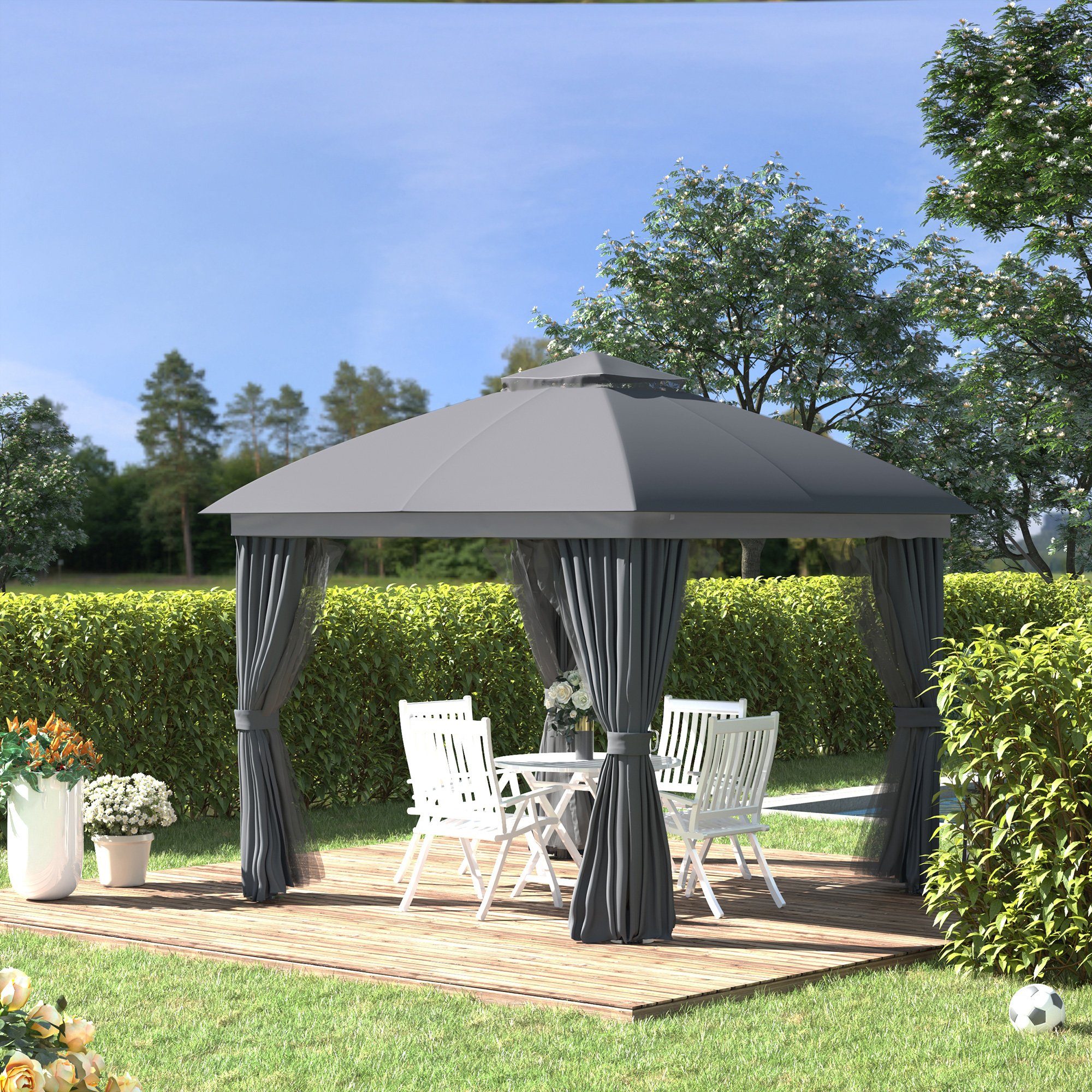 Outsunny Pavillon Pavillon