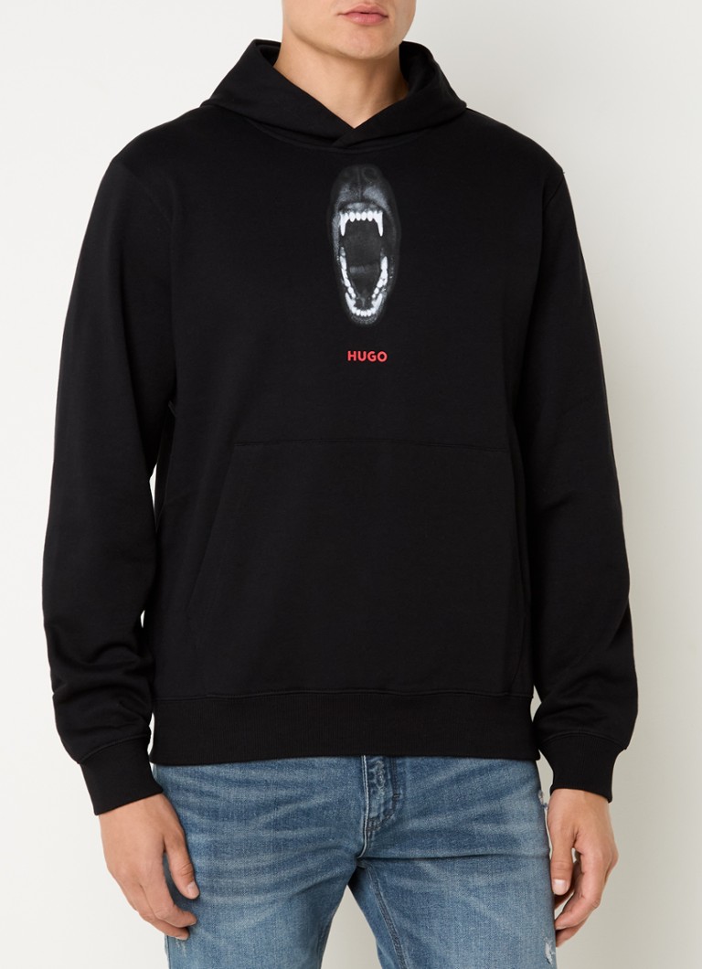 HUGO BOSS Dartchon hoodie with logo and back print