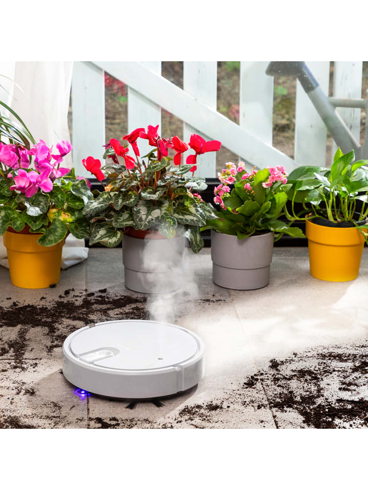 InnovaGoods 5in1 Staubsaugerroboter in Hellgrau - Ø 25 cm günstig kaufen onesize