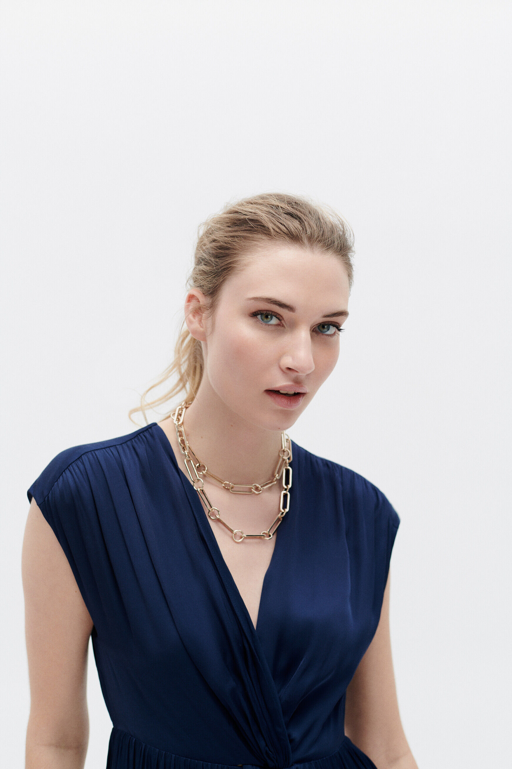 Robe raria bleu marine femme