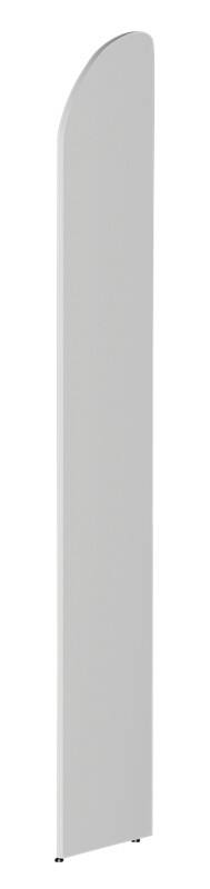 Kerkmann Abschlusswange Regalsystem Dante Weiß 19 x 325 x 1.900 mm