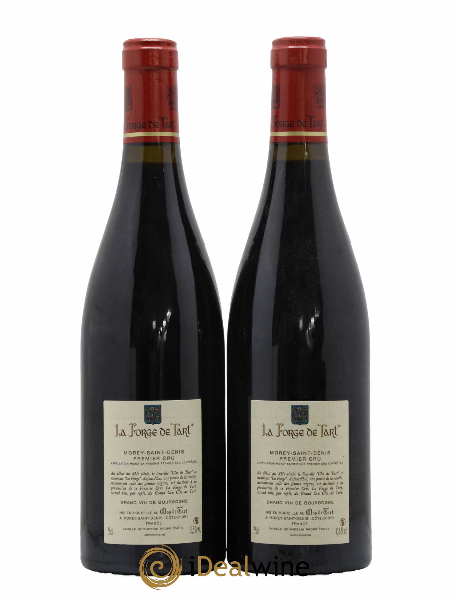 Morey Saint-Denis 1er Cru La Forge de Tart Mommessin  2011 - Lot de 2 Bouteilles
