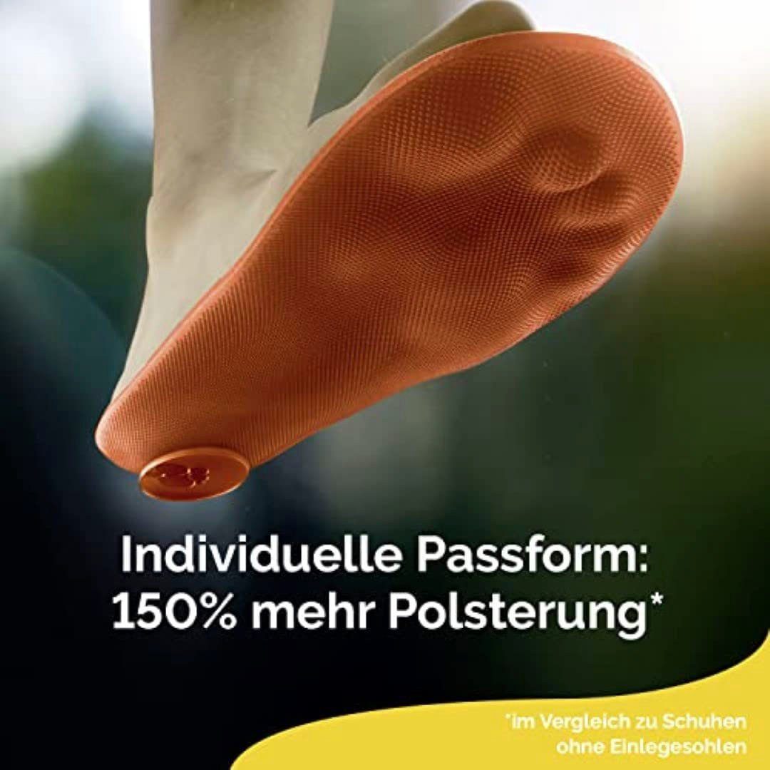 Scholl Einlegesohlen LiquiFlex Extra Support, Komforteinlegesohlen - Mehr Polsterung durch Memory Foam
