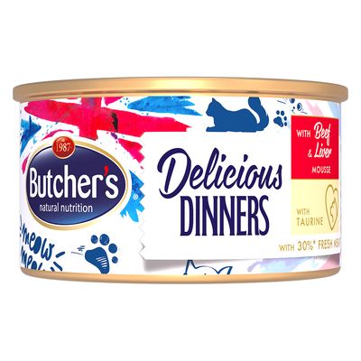 Sparpaket Butcher's Delicious Dinners Katze 48 x 85 g