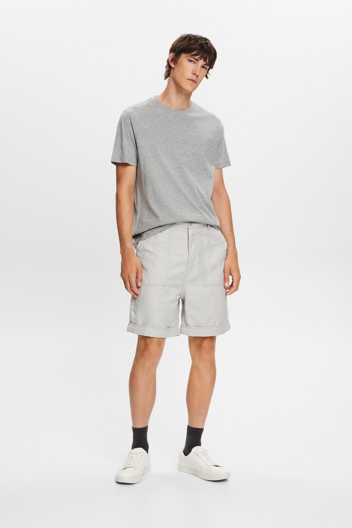 Bermudashorts, Baumwoll-Leinen-Mix