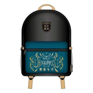 Harry Potter Rucksack Schwarz & Blau Hogwarts