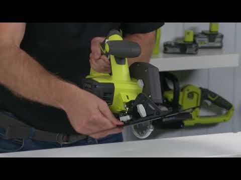 Sierra circular inalámbrica Ryobi 5133002628 R18CSP-0 de 18 voltios (baterías y cargador no incluidos)