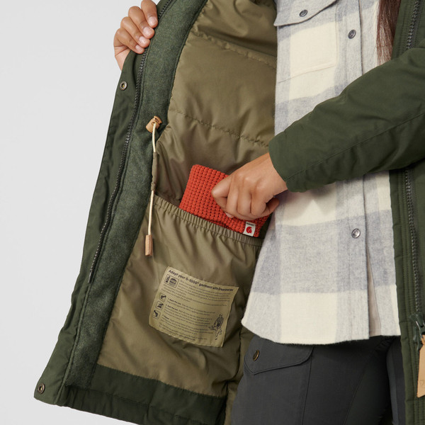 SINGI WOOL PADDED PARKA W Damen - Wintermantel