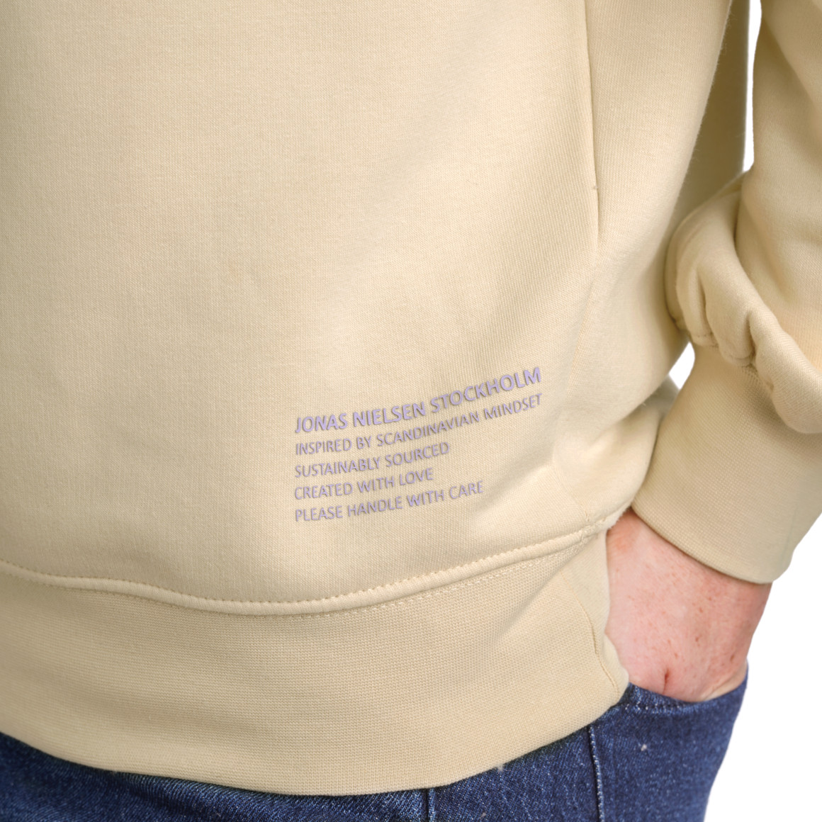 Damen Hoodie mit gummierten Schriftzug