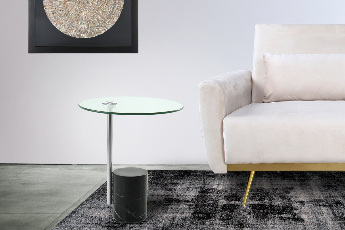 Kayoom Beistelltisch Rosario 525 Silber / Schwarz