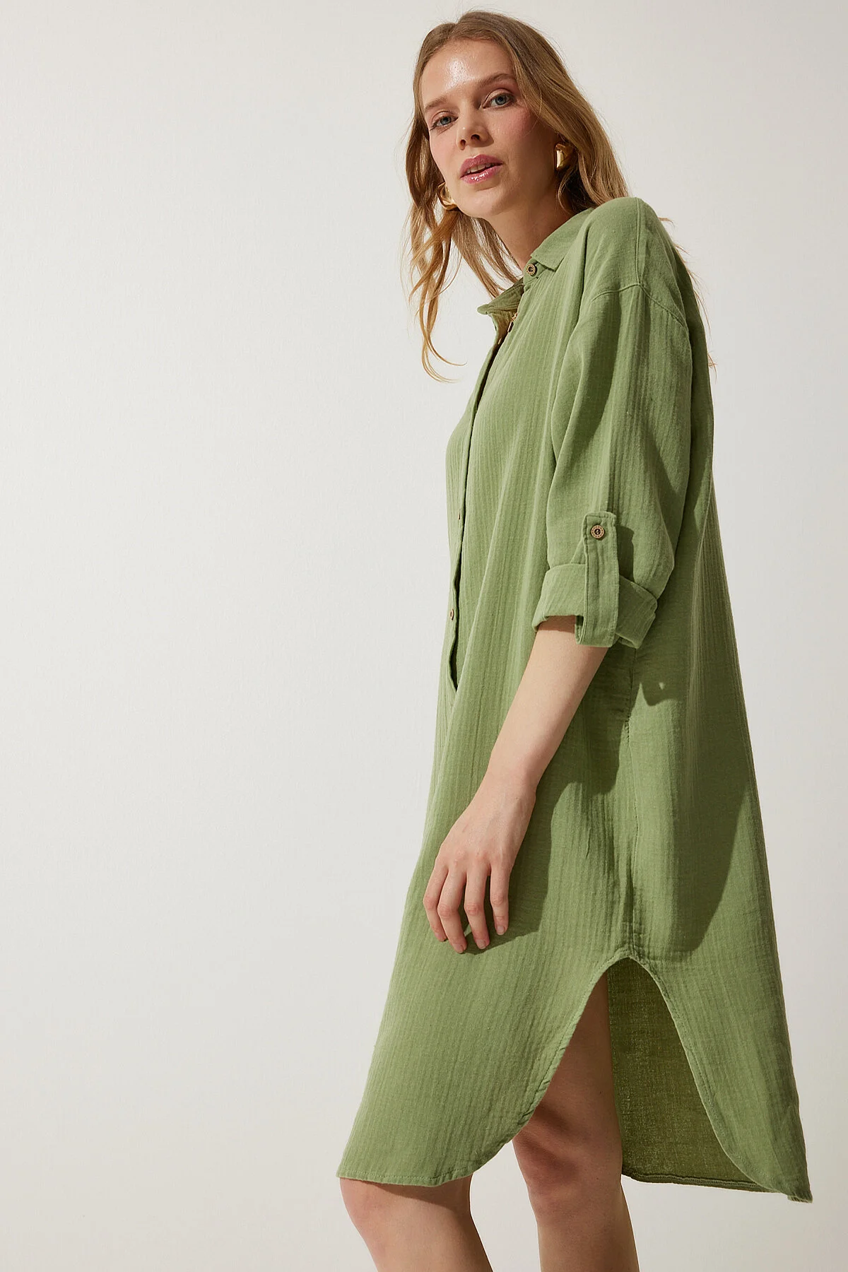 Happiness İstanbul  Kleid - Grün - A-Linie