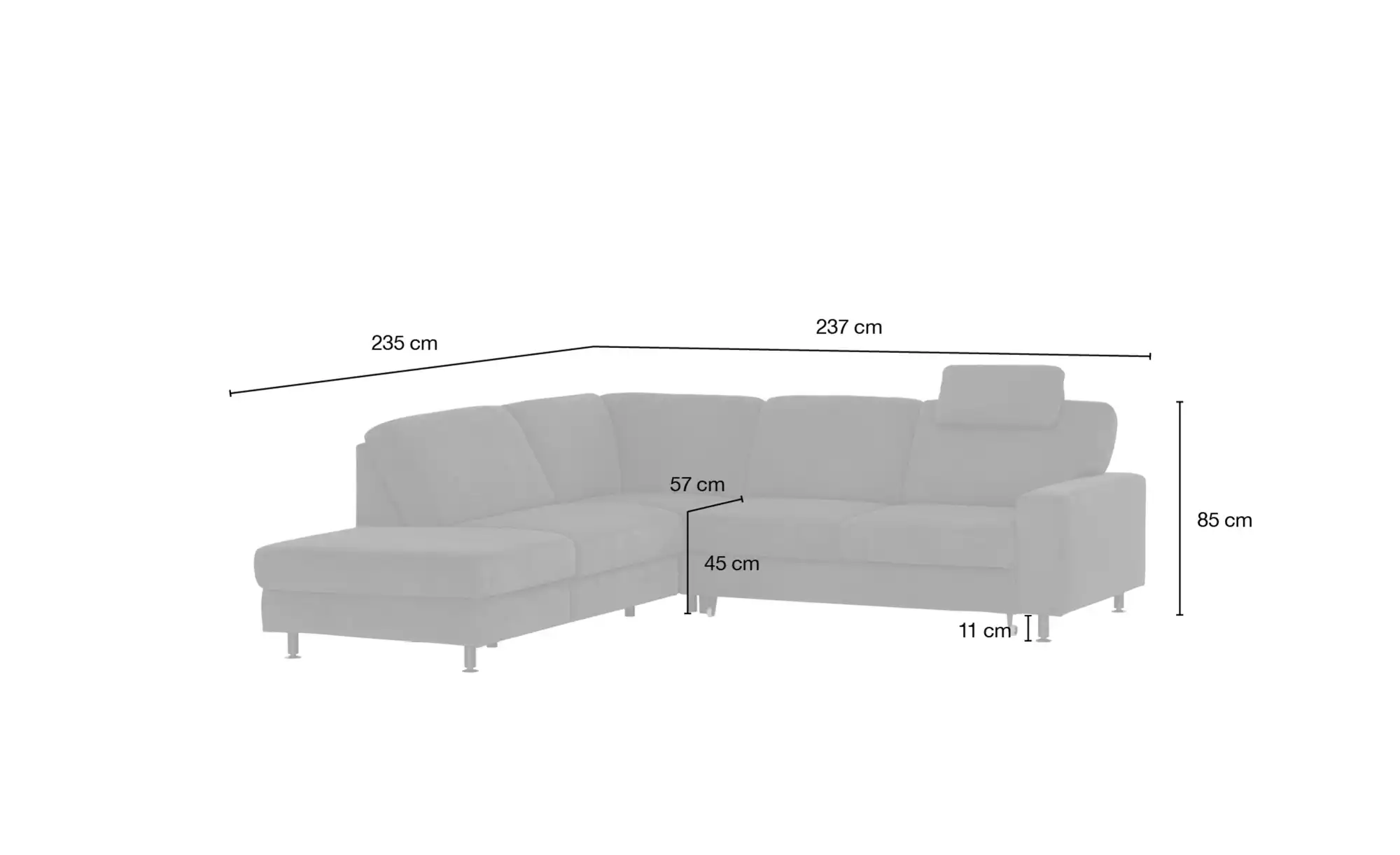 Kollektion Kraft Ecksofa Jana