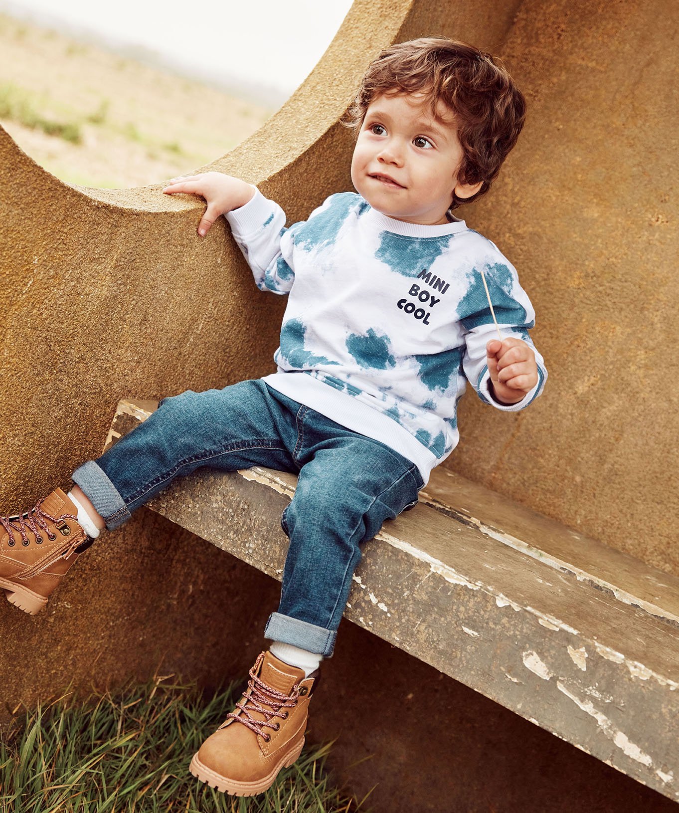 Jean bébé Garçon coupe slim denim | GEMO